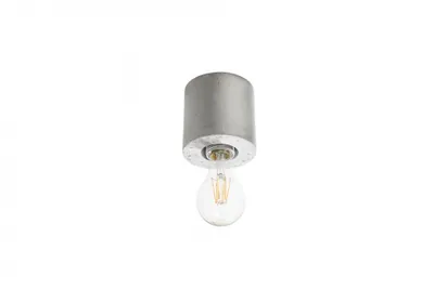 Immagine prodotto di Lampada da soffitto SALGADO in cemento 1xE27 15W calcestruzzo 10x10x10cm Sollux Lighting