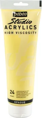 Produktbild von Deckende Acrylfarbe - Neapelgelb - 250 ml