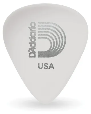 Productafbeelding van Celluloid Plectrums Wit Medium, 10-Pack