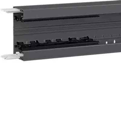 Immagine prodotto di 2 Metri Parte inferiore del canale del parapetto per BRN 65x130mm gs - Passaggio a muro 130x68mm RAL9011 BRN6513019011
