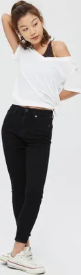 Produktbild von GAP High Waist Skinny Fit Hose schwarz 28REG