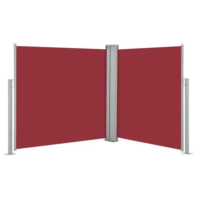Produktbild von vidaXL Ausziehbare Seitenmarkise Rot 100 x 600 cm