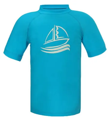 Produktbild von LACOFIA Jungen Kurzarm Badeshirt Kinder Sonnenschutz Schwimmshirt Kinder Rashgua