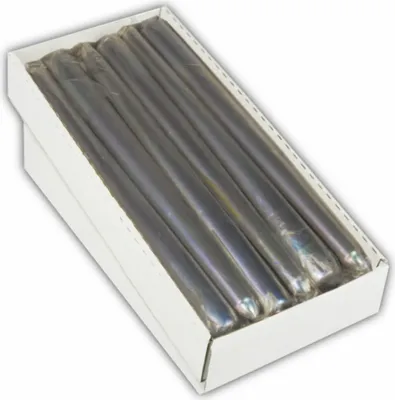 Obrázok produktu pre Papstar Leuchterkerze silber 2,2x25cm einzeln 1 Stück