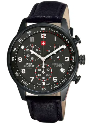 Immagine prodotto di Swiss Military SM34012.08 Cronografo da uomo 41 mm 5 ATM