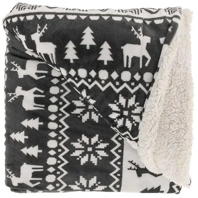 Produktbild von Unique Living – Plaid Yael – 150 x 200 cm – Grau
