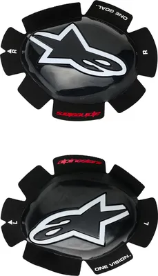 Zdjęcie produktu dla Alpinestars GP Tech slider na kolano, czarny/biały