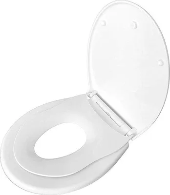 Image de Siège de toilettes pour enfants avec système de fermeture automatique, amovible, pour toute la famille