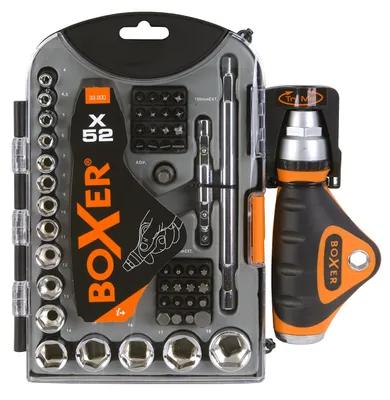 Produktbild von Boxer® Steckschlüssel- und Bit-Satz 52-teilig