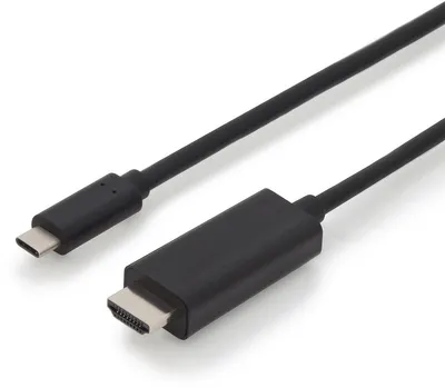 Produktbild von DIGITUS USB Type-CGen2 Adapter-/ Konverterkabel Type-C auf HDMI A