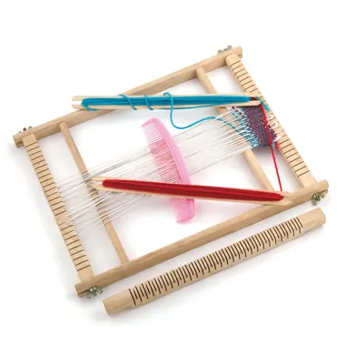 Produktbild von VIGA Holzwebstuhl – Webwerkstatt – Montessori-Webset