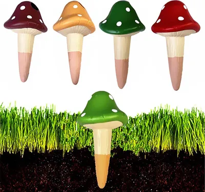 Produktbild von Set mit 4 Gießflaschen, Terrakotta-Bewässerungskegeln, automatischen Tropfbewässerungsstäben für Zimmer- und Gartenpflanzen im Urlaub #4
