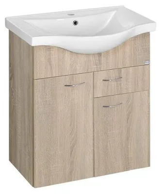 Obrázok produktu pre Základná skrinka KERAMIA FRESH, 1 zásuvka, 60,6x74x34cm, dub platina