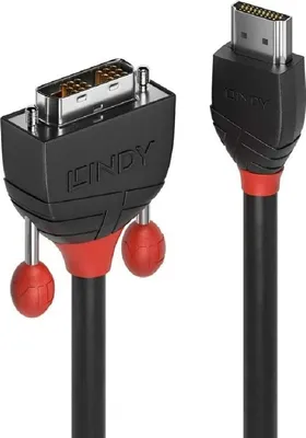 Produktbild von Lindy 36271, 1 m, HDMI Typ A (Standard), DVI-D, Männlich, Männlich, Gerade
