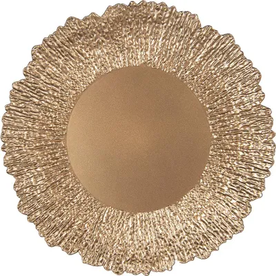 Immagine prodotto di Piattino Clayre & Eef Ø 33 cm Plastica color oro