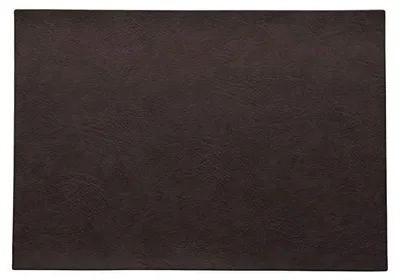 Zdjęcie produktu dla ASA Selection, podkładka na stół z wegańskiej skóry, kolor czarny, 46 × 33 cm – zestaw 6 sztuk