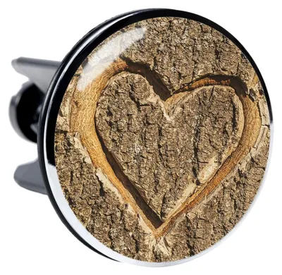 Produktbild von XXL Waschbeckenstöpsel True Love, ansprechender Stöpsel für das Waschbecken, deckt den gesamten Abflussbereich ab