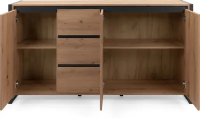 Produktbild von Finori Denver 3 Sideboard/Industrie-Look/Anthrazit