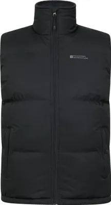 Immagine prodotto di Mountain Warehouse - Gilet imbottito "Rock" da uomo MW519 (M) (Nero)