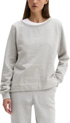 Produktbild von Marc OߴPolo Damen Sweatshirt mit Rundhalsausschnitt Relaxed Fit, Grau (Pure Grey