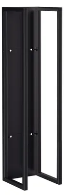 Produktbild von Ikodm Kaminholzregal 25 × 25 × 100, Wand- und Standregal aus Metall, Schwarz, mit Holztragetasche bis 50 kg