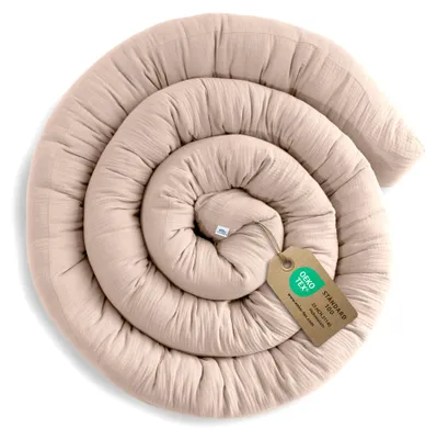 Produktbild von Bettschlange 300 cm Beigerosa - Nestchen für Baby-, Kinder- & Hausbett