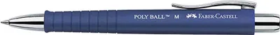 Produktbild von FABER-CASTELL Kugelschreiber Poly Ball M blau