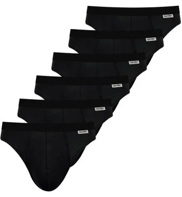Produktbild von NUR DER Slip 6-Pack Baumwolle Stretch - schwarz - Größe 8 | XXL | 56