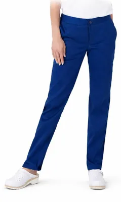 Produktbild von Damen Berufshosen für Lebenmittel, Medizien und Pflegebereich blau XXL