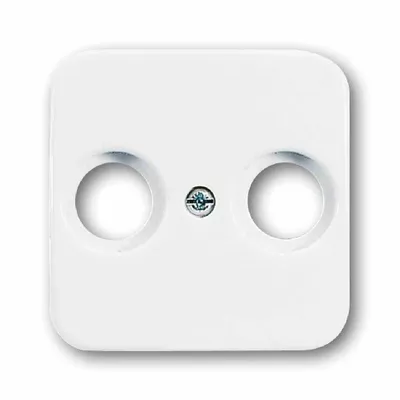 Produktbild von BJ Reflex SI Koax-Abdeckung 2531-214 2Loch alpinweiss