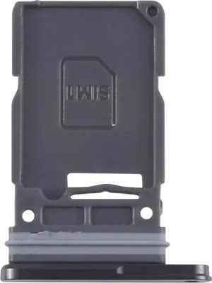 Zdjęcie produktu dla Clappio, uchwyt na dwie karty nano SIM kompatybilny z Galaxy S25 Ultra, czarny