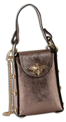 Produktbild von Toscanto Damen Umhängetasche Leder Tasche bronze braun OTT813UF