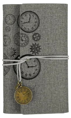 Produktbild von A6 Kunstleder Notizbuch - Nachfüllbar und Vintage-Design