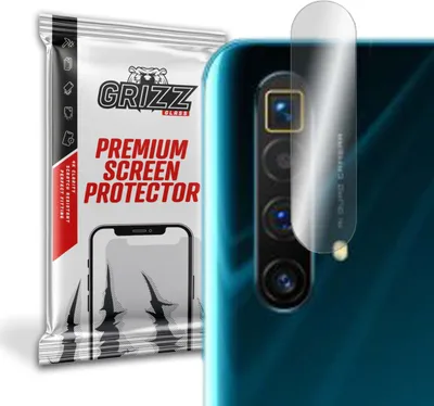 Zdjęcie produktu dla Szkło na kamerę GrizzGlass HybridGlass dla Realme X3 5G