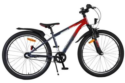 Produktbild von Volare XC Race Kinderfahrrad - 24 Zoll - Nexus 3 - Rot/Grau