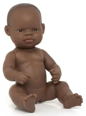 Produktbild von Miniland Afrikanische Babypuppe 32 Cm Braun  Kinder Braun One Size