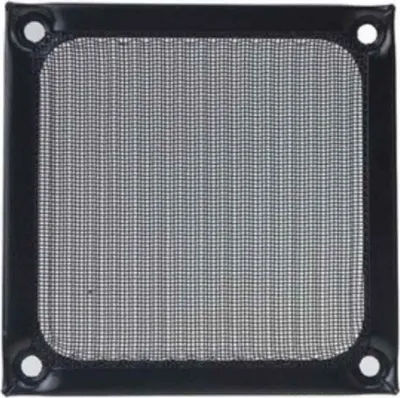 Obrázek produktu pro mřížka filtru 80 mm počítačového ventilátoru, ultrajemná hliníková síťovina, černá
