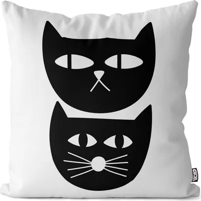 Produktbild von VOID Katzen Haustiere Cartoon Kissenbezug Kissenhülle Sofakissen Kissen Deko Outdoor-Kissen Dekokissen