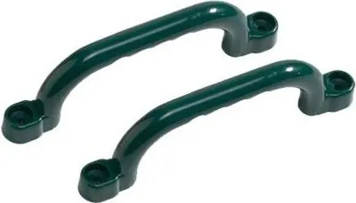 Produktbild von Haltegriffe Handgriffe 250x75mm GRÜN für Spielanlagen, paarweise, inkl. Schrauben-Set
