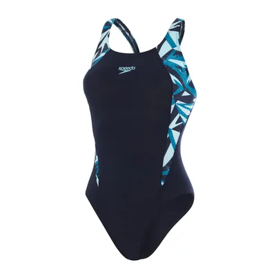 Obrázek produktu pro Speedo Hyperboom dámské rychleschnoucí plavky odolné vůči chlóru, Barva:Tyrkysová, Velikost:38
