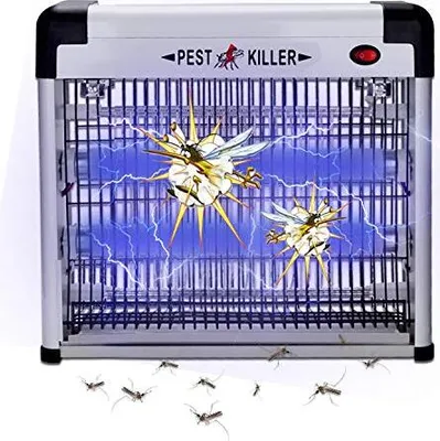 Produktbild von karpal Elektrický UV LED zabijak hmyzu, zabijak hmyzu, pasca na komáre, lampa na komáre 12 W, 50 m2 pre spálňu, kúpeľňu
