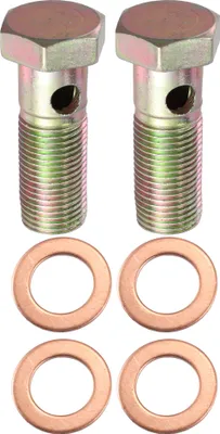 Image de 2 Ensemble Unique Banjo Boulon Frein Ajustement Adaptateur M16x1.5 Thread