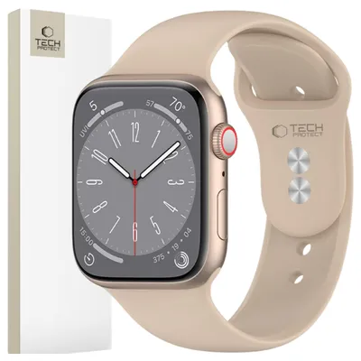 Obrázek produktu pro Tech-Protect Silikonové Hodinky Apple 4 / 5 / 6 / 7 / 8 / 9 / Se / Ultra 1 / 2 (42 / 44 / 45 / 49 Mm) Ořech
