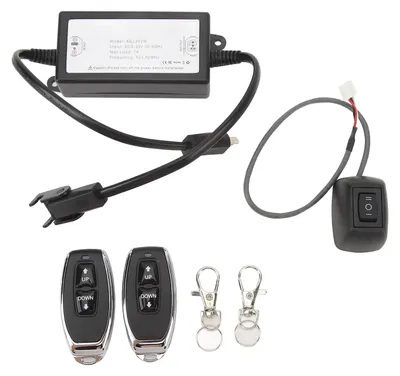 Immagine prodotto di DC 8-30V Motore Attuatore lineare Controller 433MHZ Asta di spinta Telescopico Telecomando Interruttore manuale Wireless