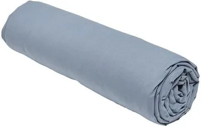 Image de Drap housse TODAY Essential - 90 x 190 cm - 1 personne - 100% Coton uni - Denim