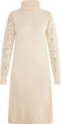 Produktbild von EVERA Damen Strickkleid - Creme, XL/XXL