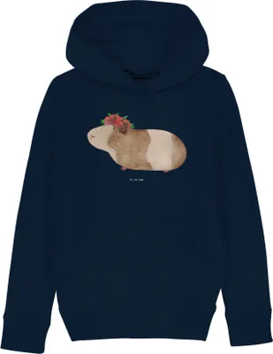 Produktbild von Mr. & Mrs. Panda Kinderpullover Meerschweinchen Weisheit 12-14 Jahre (152/164) - French Navy - Geschenk, Pullover, Lustige Sprüche, Hoodie, Hoody, Motivation, Spruch