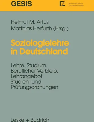 Produktbild von Soziologielehre in Deutschland