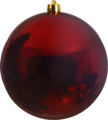Produktbild von Weihnachtskugeln Kunststoff 40cm 1 Stück Ochsenblut