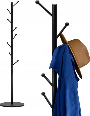 Immagine prodotto di Appendiabiti da terra per giacche, grande appendiabiti da pavimento, guardaroba in stile loft